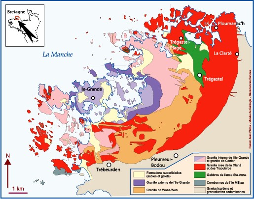 Cartographie de Ploumanac'h